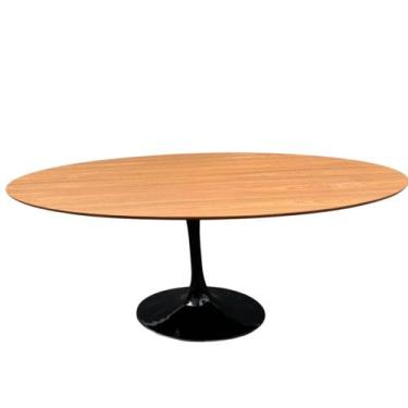 Imagem de Mesa de Jantar Tulipa Saarinen Oval 180x100 cm Tampo Freijó - Linn Des