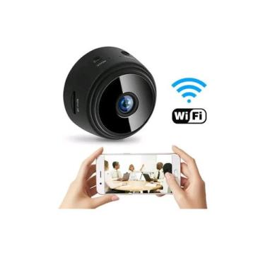 Imagem de Câmera Mini de Segurança Espiã Wifi Visão Noturna 1080 HD - A9