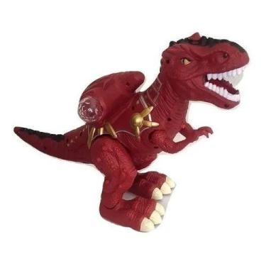 Imagem de Dinossauro Solta Fumaça Emite Som, ,Luz e Anda - toys