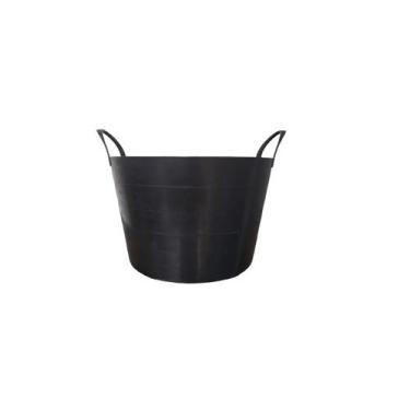 Imagem de Cesto Balde Multiuso Flexível Com Alça 15L Empilhável - LLEV, Preto