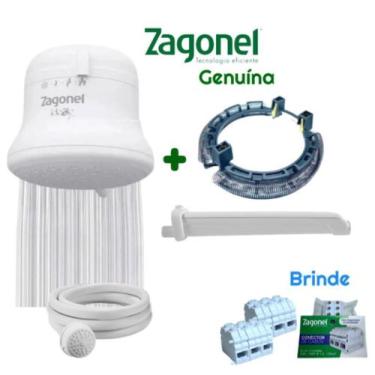 Imagem de Kit Chuveiro Ducha Ideale Plus 4 Temp 220v 6800w - Zagonel