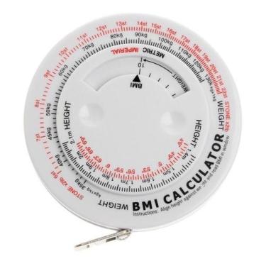 Imagem de Trena Antropométrica Fita Métrica Corporal Com Cálculo De Imc - CONTEC
