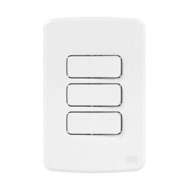 Imagem de  compose cj 3 ts 10a placa 4x2 bco - weg