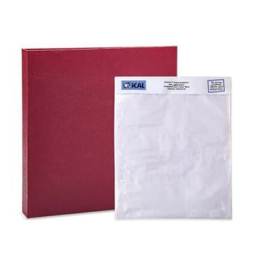 Imagem de Kit Álbum Mega Vermelho + 1 Refil R34 Ical