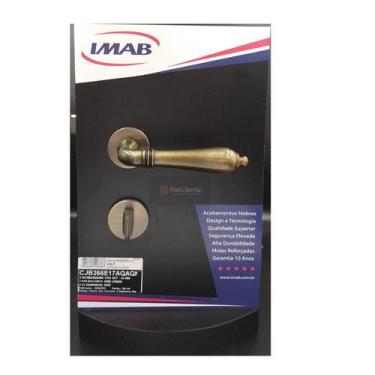 Imagem de Fechadura porta banheiro wc lily imab antique ouro velho aq colonial c