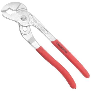 Imagem de Alicate Bomba D'agua Bico De Papagaio 10 Encanador 5 Posição - Tradest