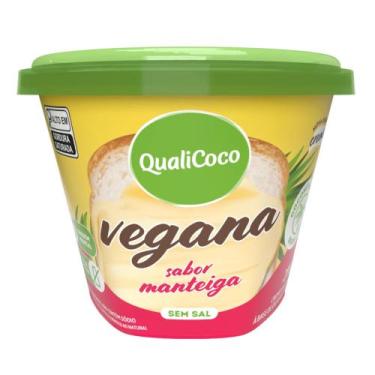 Imagem de Manteiga de coco Sabor manteiga sem sal 200 gr Qualicoco