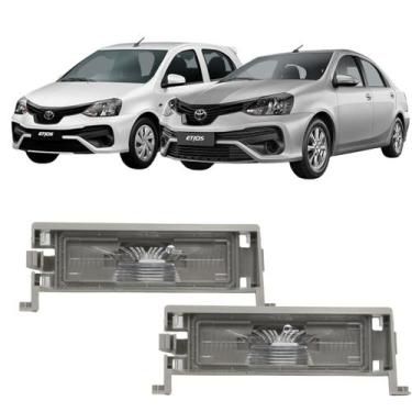 Imagem de Par Lanterna Luz de Placa Etios Sedan Toyota Etios 2012 Até 2019 Sem S