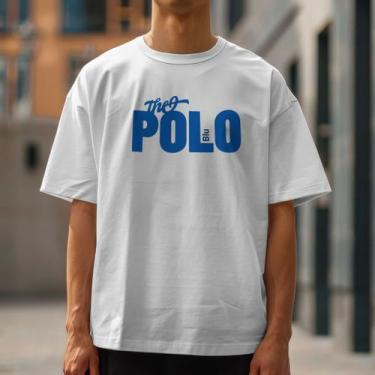 Imagem de Camiseta Masculina Polo Blu Estampada em Algodão do P ao G1, Branco, M