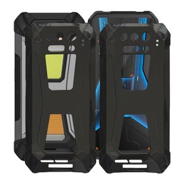 Imagem de HGJTFANY Capa para Unihertz 8849 Tank 2 Pro, 2 peças à prova de choque macio TPU bumper shell, proteção contra quedas de 360° capa de silicone ultra fina macia para Unihertz 8849 Tank 2 Pro (6,7