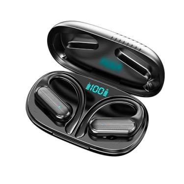 Imagem de OPWAOTO Fone de Ouvido Bluetooth com Microfone e Cancelamento de Ruído Ativo - Earbuds Sem Fio, Esportes e Alta Performance, 60 Horas de Autonomia, Som HIFI e Bluetooth 5.3 (Preto)