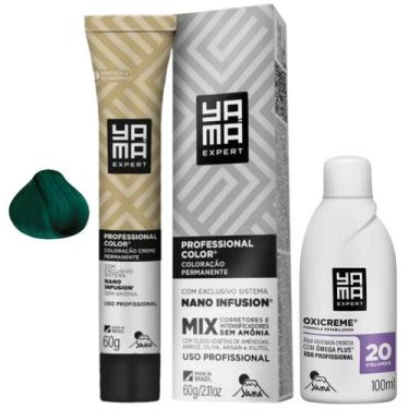 Imagem de Kit Coloração Yama Nano Infusion Profissional  + Ox Cremosa 20vol 100m