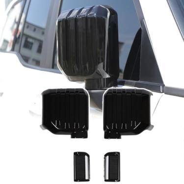 Imagem de Bekantogy 2 peças de capa de espelho retrovisor de carro compatível com Lexus GX550 GX550h 2024 2025/Toyota Land Cruiser 250 Prado LC250 J250 2024+ Capa protetora para espelho retrovisor de porta