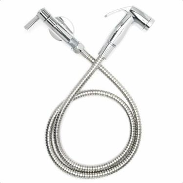 Imagem de Ducha Higiênica C72 Abs Cromado Mangueira 2 Metros p/ Banheiro Lavatór