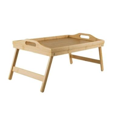 Imagem de Bandeja De Cama Sense De Bambu Com Alça 49X30cm - Ou