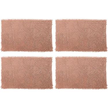 Imagem de Kit 04 Tapete Bolinha 38x58cm - Rozac, Rose