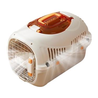 Imagem de Mochila da Transportadora de Animais de Estimação, Caixa de Viagem de Canil de Estimação Plástico Com Rodas, Espaço Grande Portátil para o Ar Livre, Companhia Aérea Sem Estresse