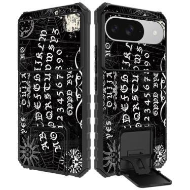 Imagem de Capa de celular para Google Pixel 9/Pixel 9 Pro 5G, com capa de câmera deslizante Pixel 9 5G, capa protetora rígida fina à prova de choque com suporte para Google Pixel 9/Pixel 9 Pro, placa Ouija