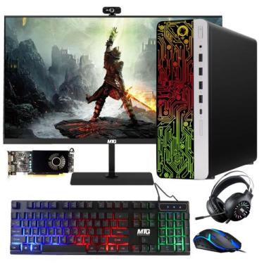 Imagem de Computador PC Gamer Completo Intel Core i5 SSD 480GB 16GB Kit Gamer Mo