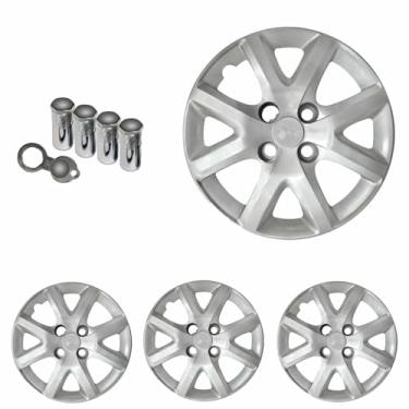 Imagem de Jogo Calota Aro 14 Siena EL 1.4 2014 + Selo Resinado + Tampa Ventil Antifurto