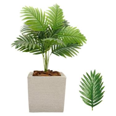Imagem de Planta Palmeira Artificial Vaso Quadrado Completo - Flor Imp