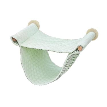 Imagem de IEUDNS Rede suspensa para hamster, cama para porquinho-da-índia, beliche, gaiola de resfriamento, acessórios para pequenos animais, casa de rede para, Verde