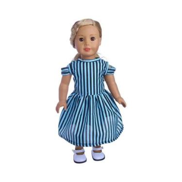 Imagem de Roupas De Boneca Fofa Vestido Uniforme Para Boneca De 43cm 18 Polegada