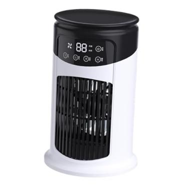 Imagem de IEUDNS Ar condicionado portátil, ventilador USB pessoal com luz, pequeno umidificador, refrigerador de ar evaporativo para mesa, sala, casa