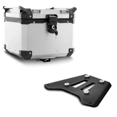 Imagem de Baú Moto Alumínio Top Case 35 Litros + Base de Fixação BMW GS 1200 Pre