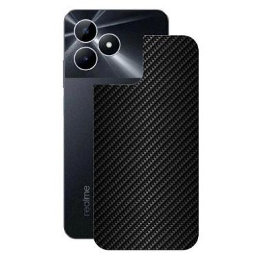 Imagem de Película para Realme Note 50 - Traseira de Fibra de Carbono Preta - Gs