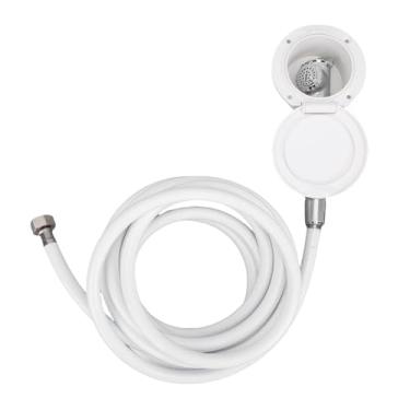 Imagem de Zhjvihx RV Chuveiro, Controle de Controle de Aço Inoxidável de Alta Pressão e Mangueira de água de 4m, Instalação e Armazenamento Fácil, Adequado para Iates, Trailers e Veículos