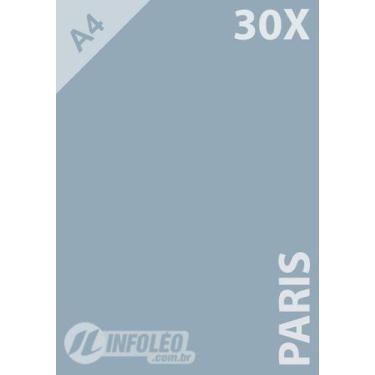 Imagem de 30 Folhas Papel Color Plus A4 180g Paris (azul Claro)