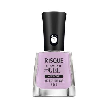 Imagem de Esmalte Risqué Diamond Gel Nova Cor Buquê de Hortênsias 9,5ml