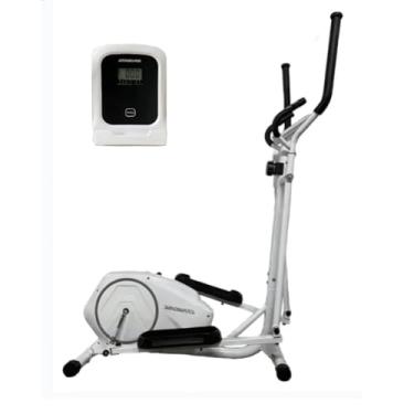 Imagem de Elíptico Magnético Silencioso com 8 Níveis de Resistência, Suporte para Tablet, Monitor LCD e Passada de 32cm – Uso Residencial até 120kg