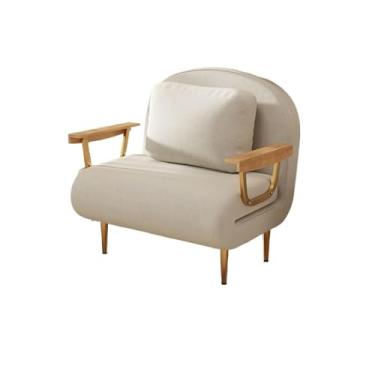 Imagem de GRFIT Sofá-cama dobrável sofá-cama dobrável com travesseiro, sofá-cama conversível, espreguiçadeira de cama com encosto ajustável para sala de estar, sofá pequeno espaço cadeira cama de hóspedes para