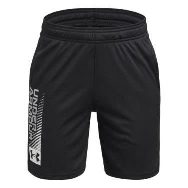Imagem de Shorts de Treino Under Armour Wordmark Infantil, Preto, 12