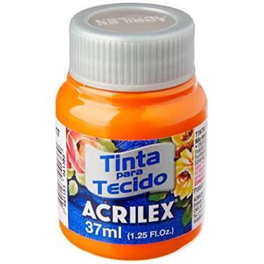 Imagem de Tinta Para Tecido Fosca, Acrilex, Laranja, 37 ml