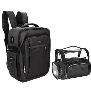 Imagem de Bolsa de maquiagem Relavel Mochila de maquiagem profissional impermeáv