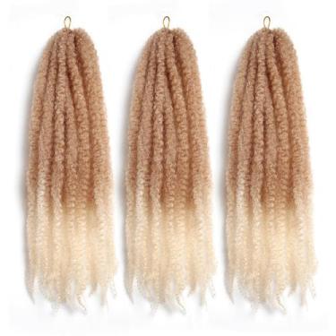 Imagem de Extensões de cabelo sintéticas Marley, 8 pacotes de 60 cm para trança 