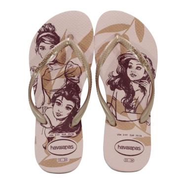 Imagem de Chinelo Feminino Havaianas Slim Disney Rosa Ballet