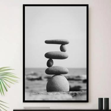 Imagem de Genérico, Quadro Zen Equilibrio Paz Calmo Relax Decorativo A4 23x33cm