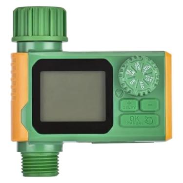 Imagem de BYYINGSUS Autom-ATIC Temporizador de Irrigação Inteligente Programador de Irrigação Equipamento Digital Impermeável para Jardim de Gramado (Verde)