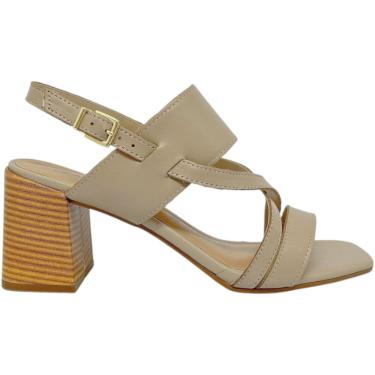 Imagem de Sandália Feminina Casual Dia a Dia Passeio Trabalho Salto Grosso Ultra Conforto Ramarim 2553202