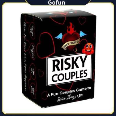 Imagem de Jogo de cartas RISKY Couples 150 Spicy Dares & Questions