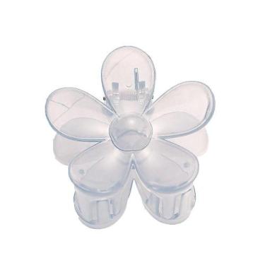 Imagem de Grampo de cabelo estilo coreano Forma de flor Grampo de agarramento de