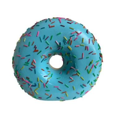 Imagem de Cofre Donuts Rosquinha Cerâmica Esmaltada A Mão - RJCONECT, Azul