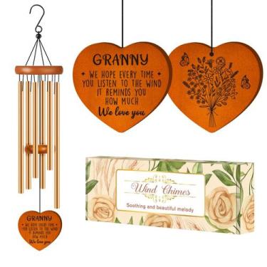 Imagem de Presente de vovó Wind Chimes Damaigiift para avós e netos