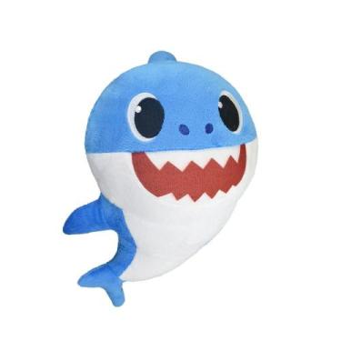 Imagem de Pelúcia Baby Shark Daddy Shark 30cm com Música - Sunny
