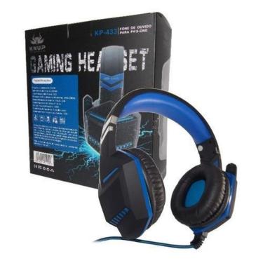 Imagem de Fone de Ouvido Gamer Som 7.1 com Fio Headset Knup 433-Unissex