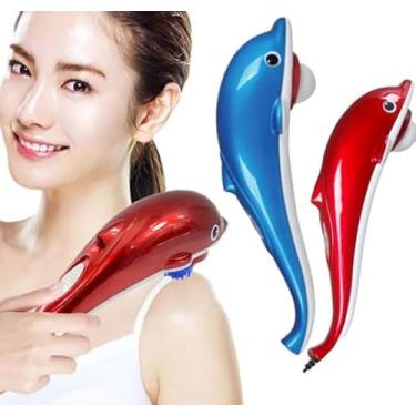 Imagem de Massageador Golfinho Corporal 110v – 2 Velocidades, 3 Bicos de Massagem | Relaxamento, Alívio de Dores e Estímulo da Circulação